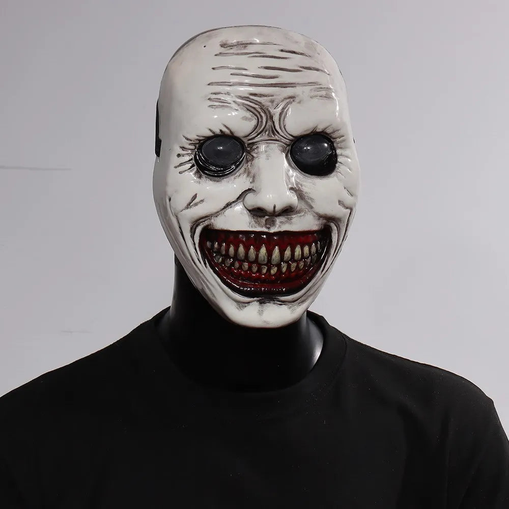 The Exorcist Demon Mask β Horror Smiling Ghost Skull Cosplay Mask for Halloween & Carnival Party | Spooky Cove