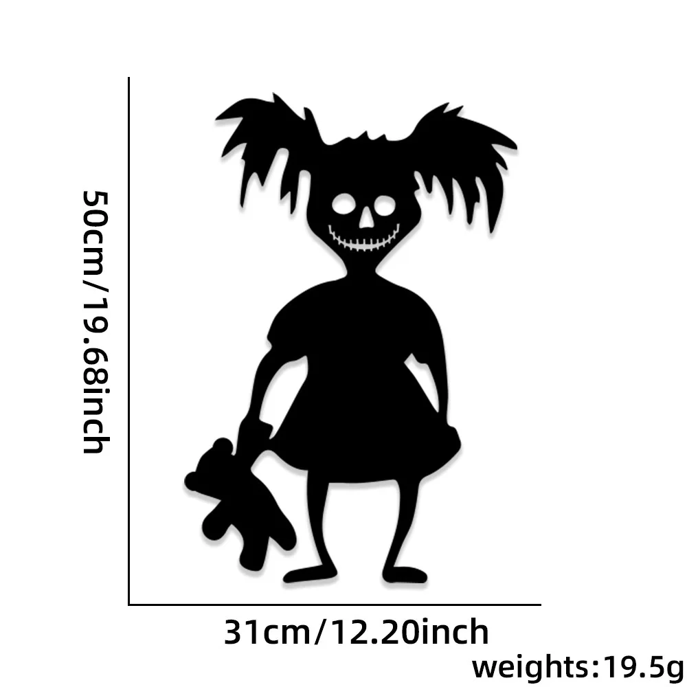 Halloween Door & Window Stickers – Skeleton Hand, Pumpkin, Witch Hat, Ghost & DIY Scary Room Decorations