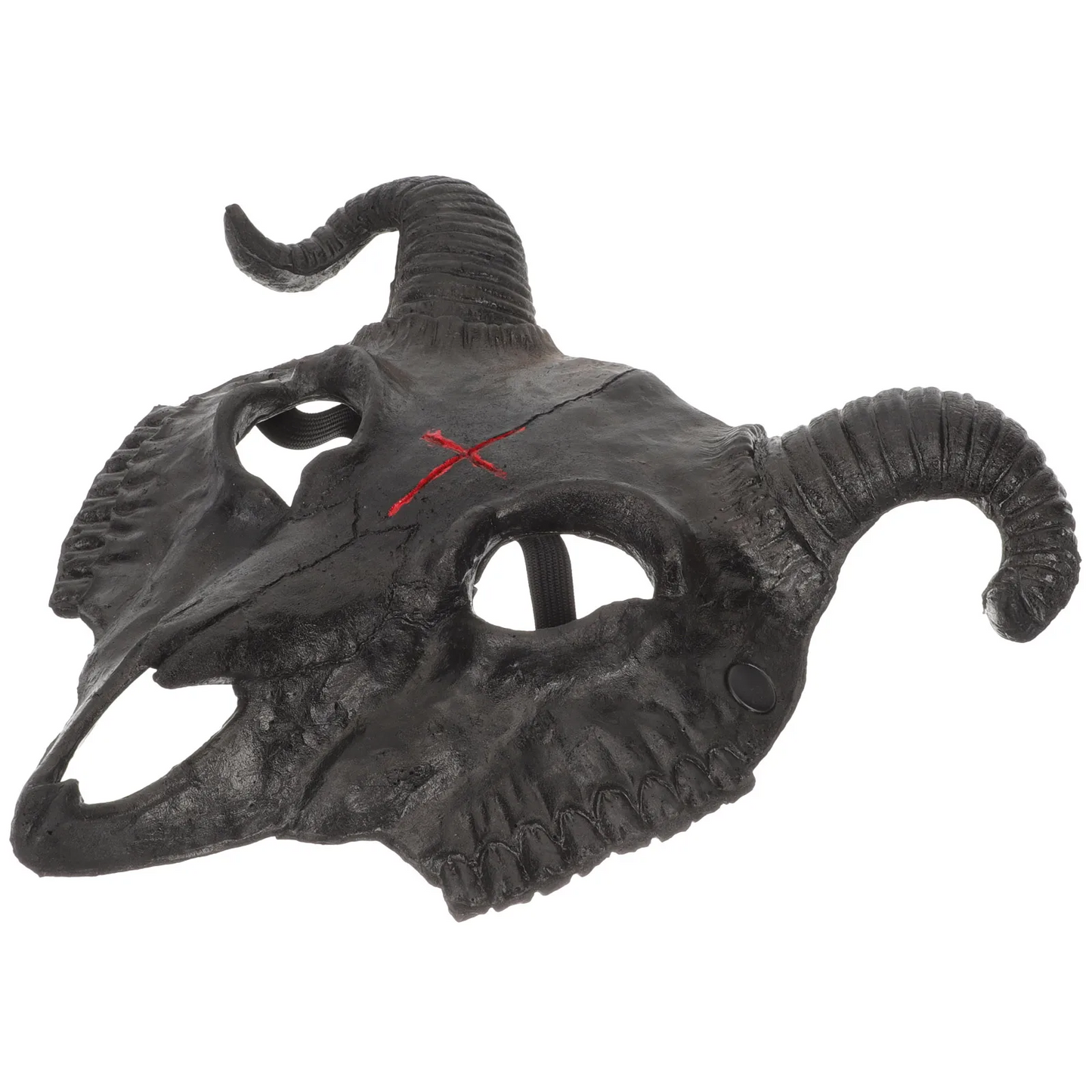 Gothic Goat Head Skull Mask – Horror Ram Horn Animal Mask for Halloween Masquerade & Cosplay Costume Props