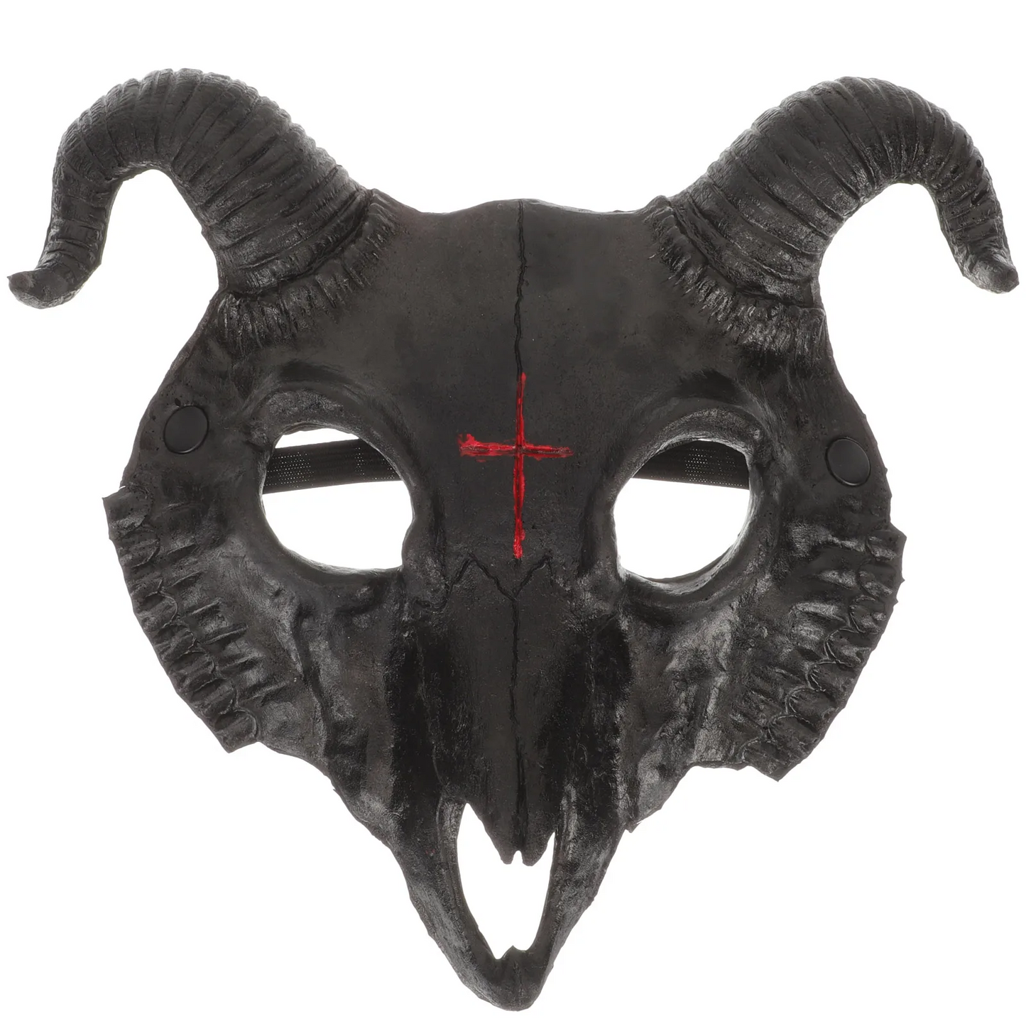 Gothic Goat Head Skull Mask – Horror Ram Horn Animal Mask for Halloween Masquerade & Cosplay Costume Props