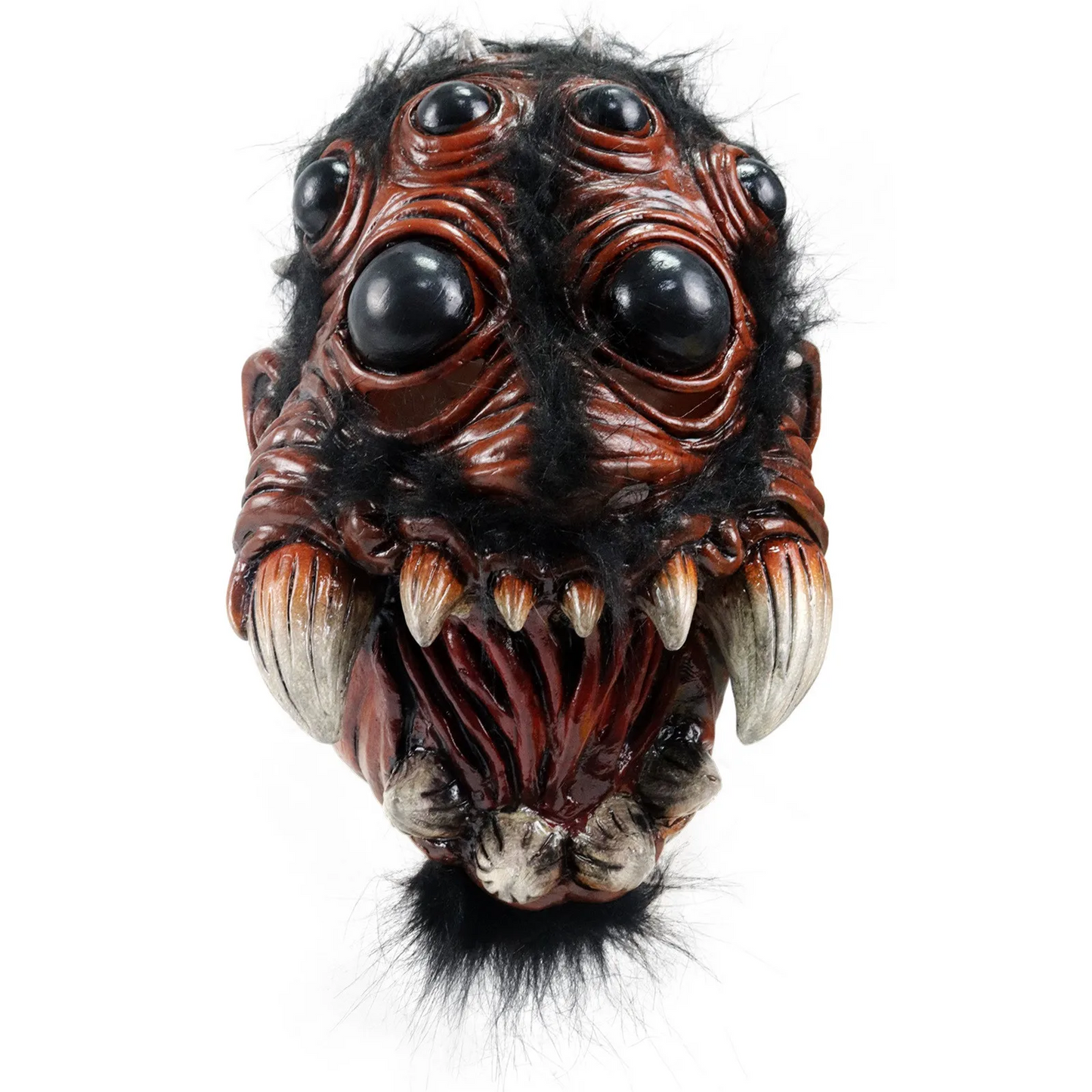 Halloween Horror Spider Animal Mask – Scary Latex Creepy Crawly Mask with Multiple Eyes | Party, Cosplay & Haunted House Props