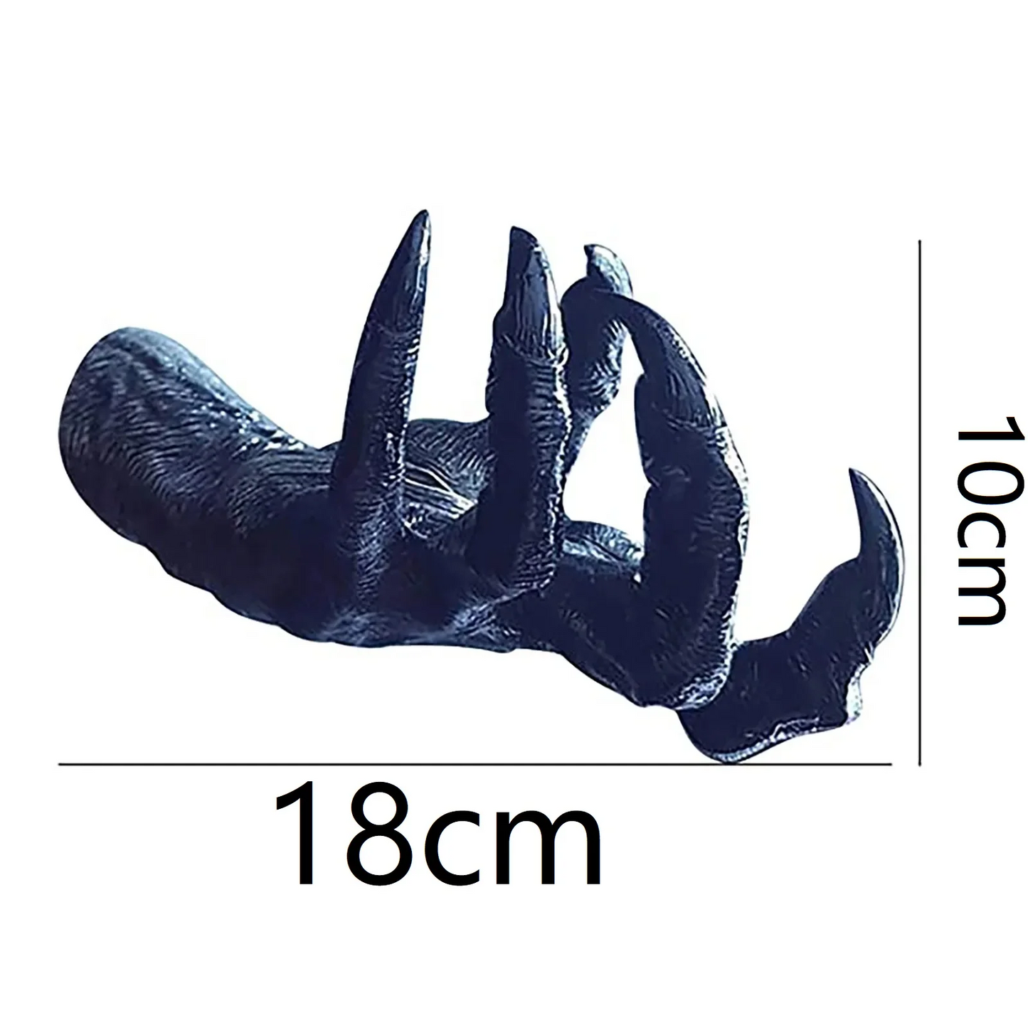 Halloween Gothic Witch Hand Statue – Creative Resin Wall Art Sculpture & Decorative Hanger for Home & Party Décor