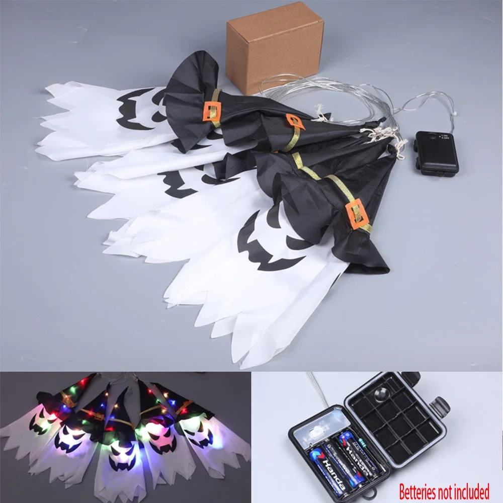 5PCS LED Halloween Pumpkin Lights β Battery Powered Outdoor Glowing Jack-Oβ-Lanterns, Horror Grimace Party Props & Holiday Decorations