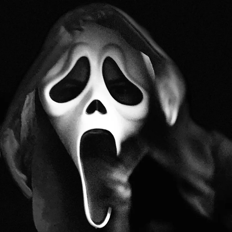 Halloween Cosplay Horror Screaming Mask – Scary Latex Hood Mask for Adults, Funny Haunted House & Party Props