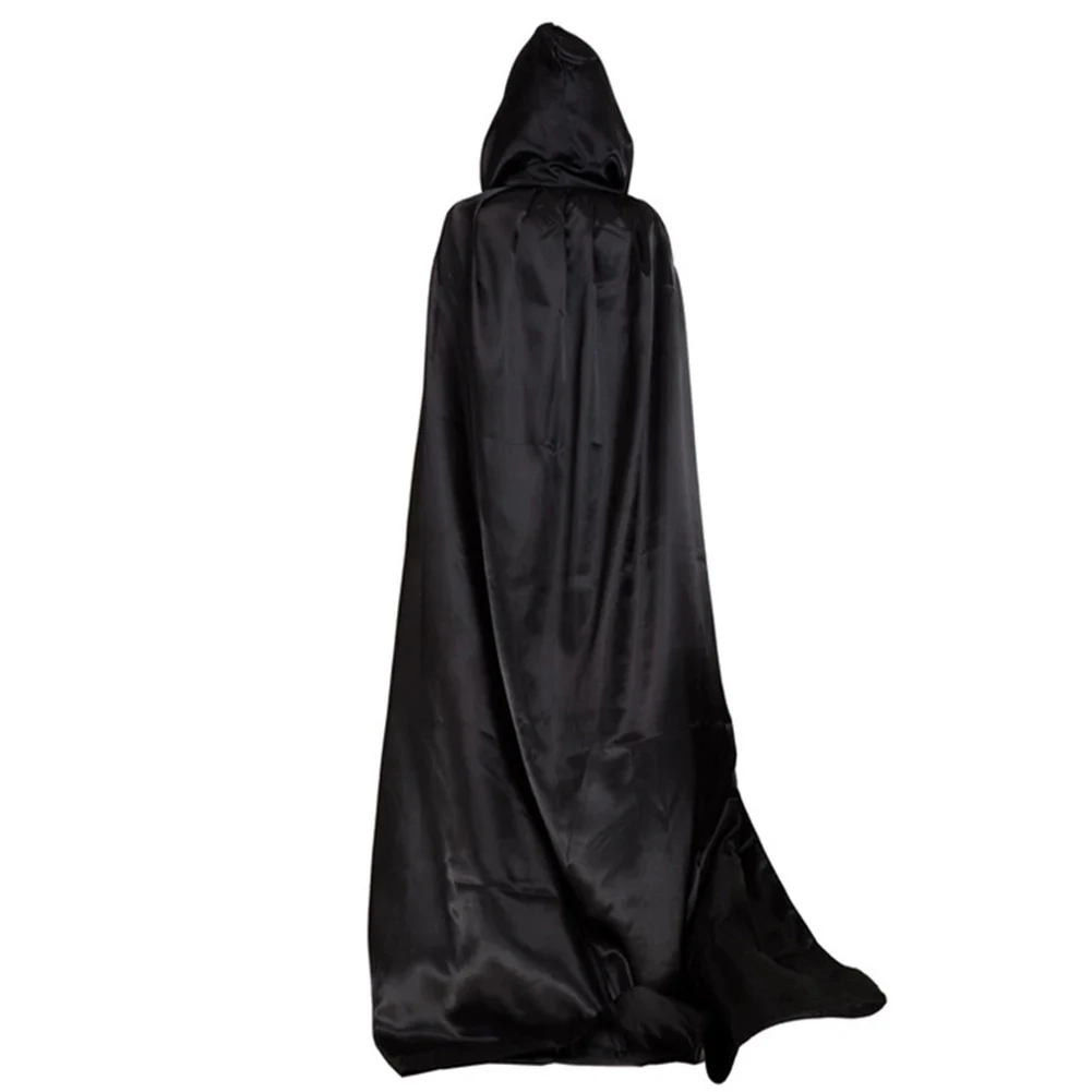 Halloween Long Hooded Cape Robe – Devil & Demon Cloak for Kids & Adults | Cosplay Costume for Parties & Performances