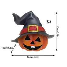 Resin Pumpkin Set – Fall Harvest & Thanksgiving Home Decorations, Halloween Outdoor Ornaments for Autumn Party & Seasonal Décor