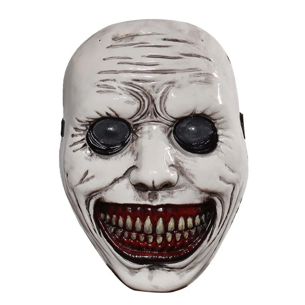 The Exorcist Demon Mask – Horror Smiling Ghost Skull Cosplay Mask for Halloween & Carnival Party | Spooky Cove