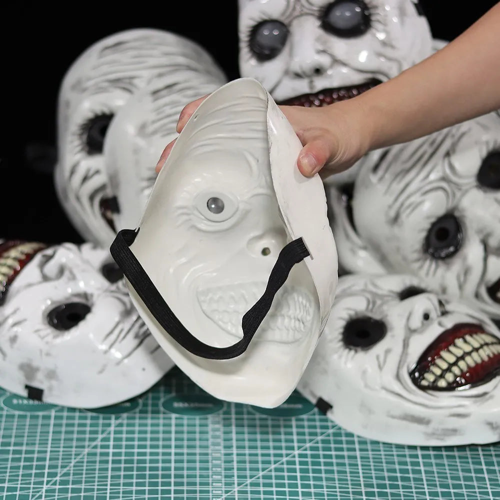 The Exorcist Demon Mask – Horror Smiling Ghost Skull Cosplay Mask for Halloween & Carnival Party | Spooky Cove