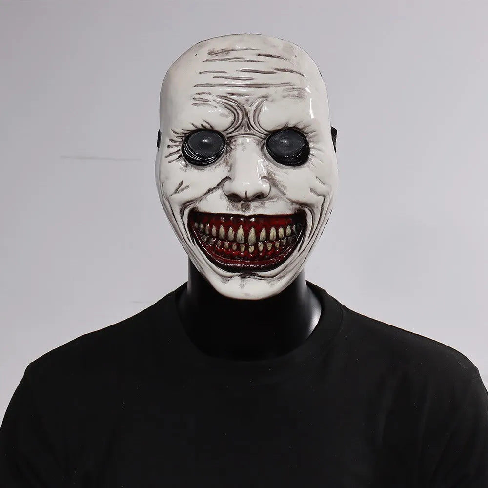 The Exorcist Demon Mask – Horror Smiling Ghost Skull Cosplay Mask for Halloween & Carnival Party | Spooky Cove