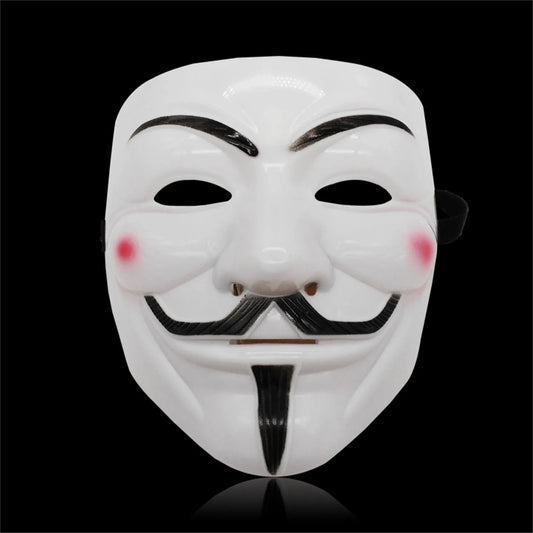 Halloween V for Vendetta Mask – Anonymous Cosplay Guy Fawkes Face Mask for Party & Costume Props | Spooky Cove