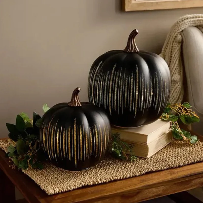 Halloween Twinkle Light Pumpkin Lamps – Festive LED Home Decorations for Halloween Parties & Seasonal Décor