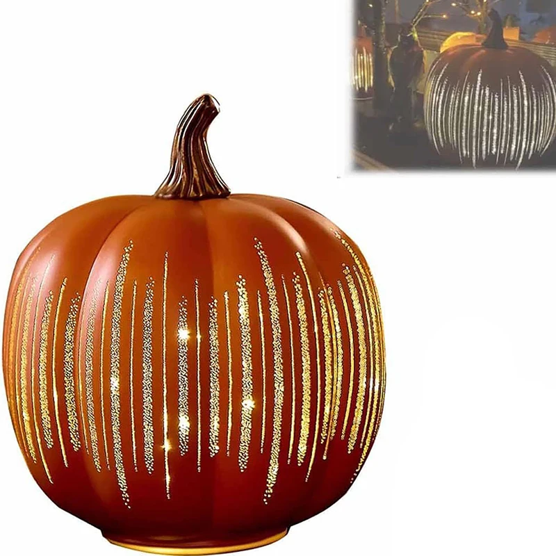 Halloween Twinkle Light Pumpkin Lamps – Festive LED Home Decorations for Halloween Parties & Seasonal Décor