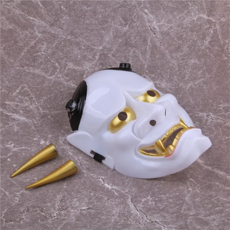 Japanese Hannya Ghost Mask – Scary Demon Masquerade Mask for Halloween, Cosplay & Horror Party Props (Unisex)