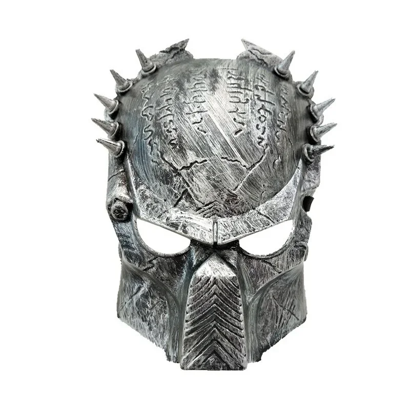 Alien Hunter Predator Mask – Sci-Fi Horror Cosplay Helmet for Halloween, Lone Wolf Costume & Party Props