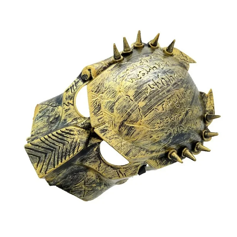 Alien Hunter Predator Mask – Sci-Fi Horror Cosplay Helmet for Halloween, Lone Wolf Costume & Party Props