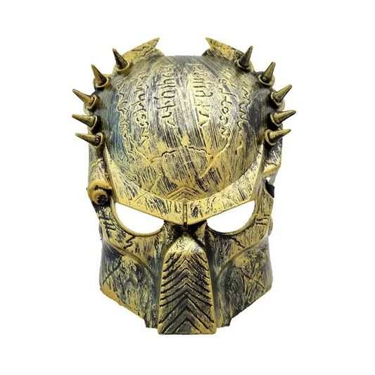 Alien Hunter Predator Mask – Sci-Fi Horror Cosplay Helmet for Halloween, Lone Wolf Costume & Party Props