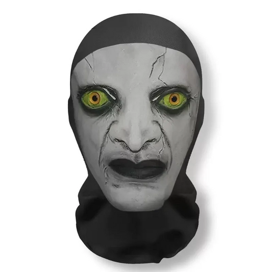 Halloween Ghost Face 3D Skull Mask – Full Face Breathable Mesh Balaclava for Cosplay, Horror Parties & Costume Props