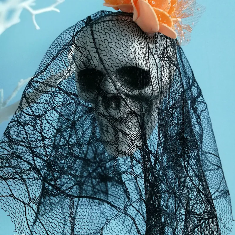 Halloween Skull Hanging Ornaments Foam Skull Bride Clothes Bone Head Scene Layout Props Home Decorations Festival Party Supplie