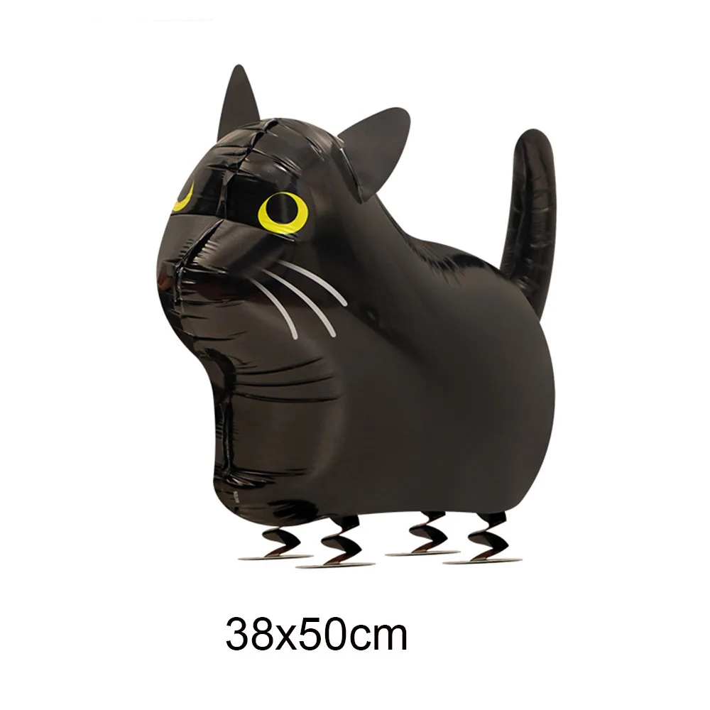 Halloween Inflatable Black Cat Decoration – 1PCS Outdoor Lawn & Garden Balloon Prop for Courtyard, Yard & Party Décor